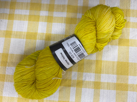 Madelinetosh Euro sock Hansa Yellow