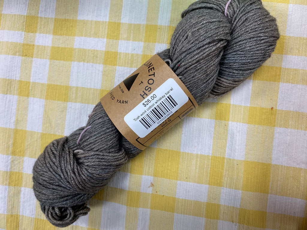 Madelinetosh wool cotton Whiskey Barrel